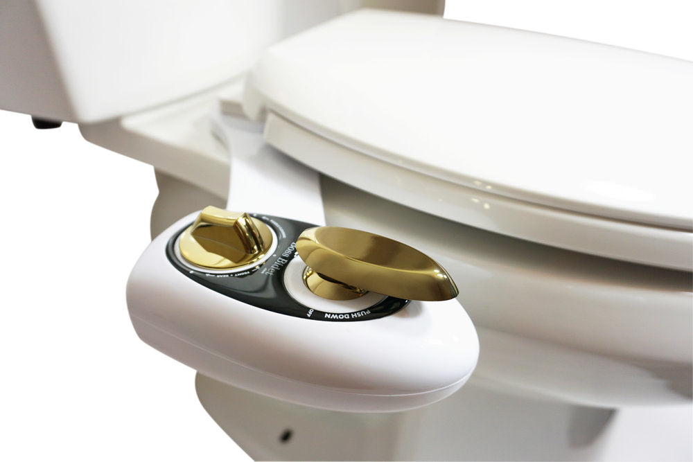 Boss Bidet Bold | White &amp; Gold - Boss Bidet