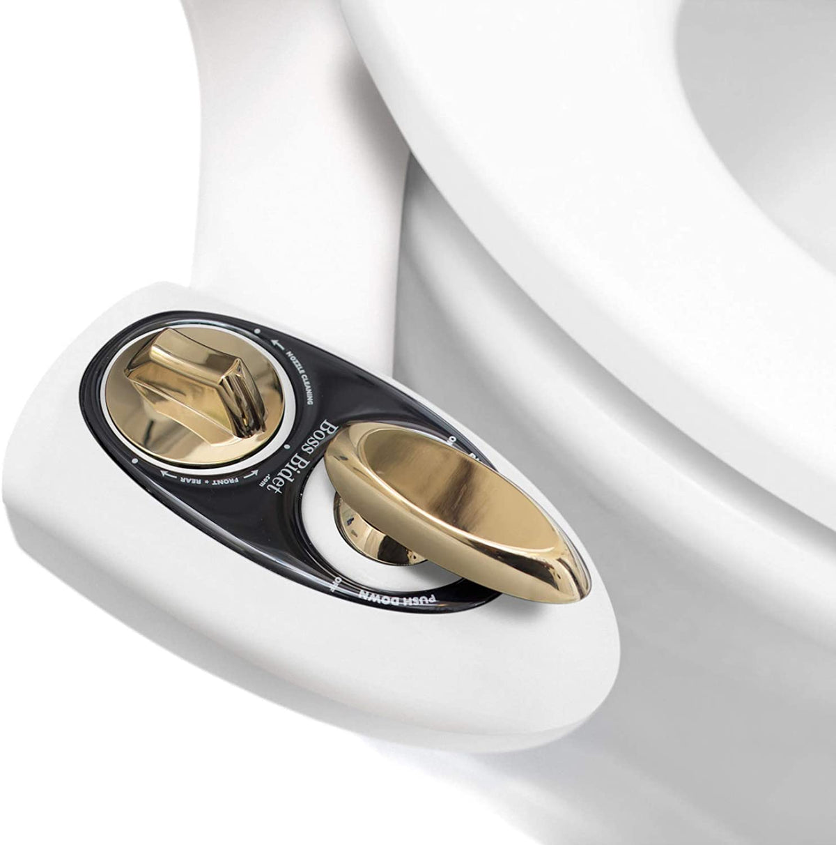 Boss Bidet Bold - White &amp; Gold